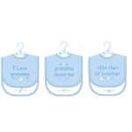Baby Essentials I Love Grandma Bib, Blue by 