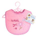 Baby Essentials 7-Day Bib Multi-Pack, Pink by 