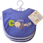 Baby Essentials Bib 5 Pack - Blue by 