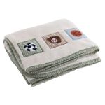 Click here to buy Sears Little Sports Plush Blanket w Applique.