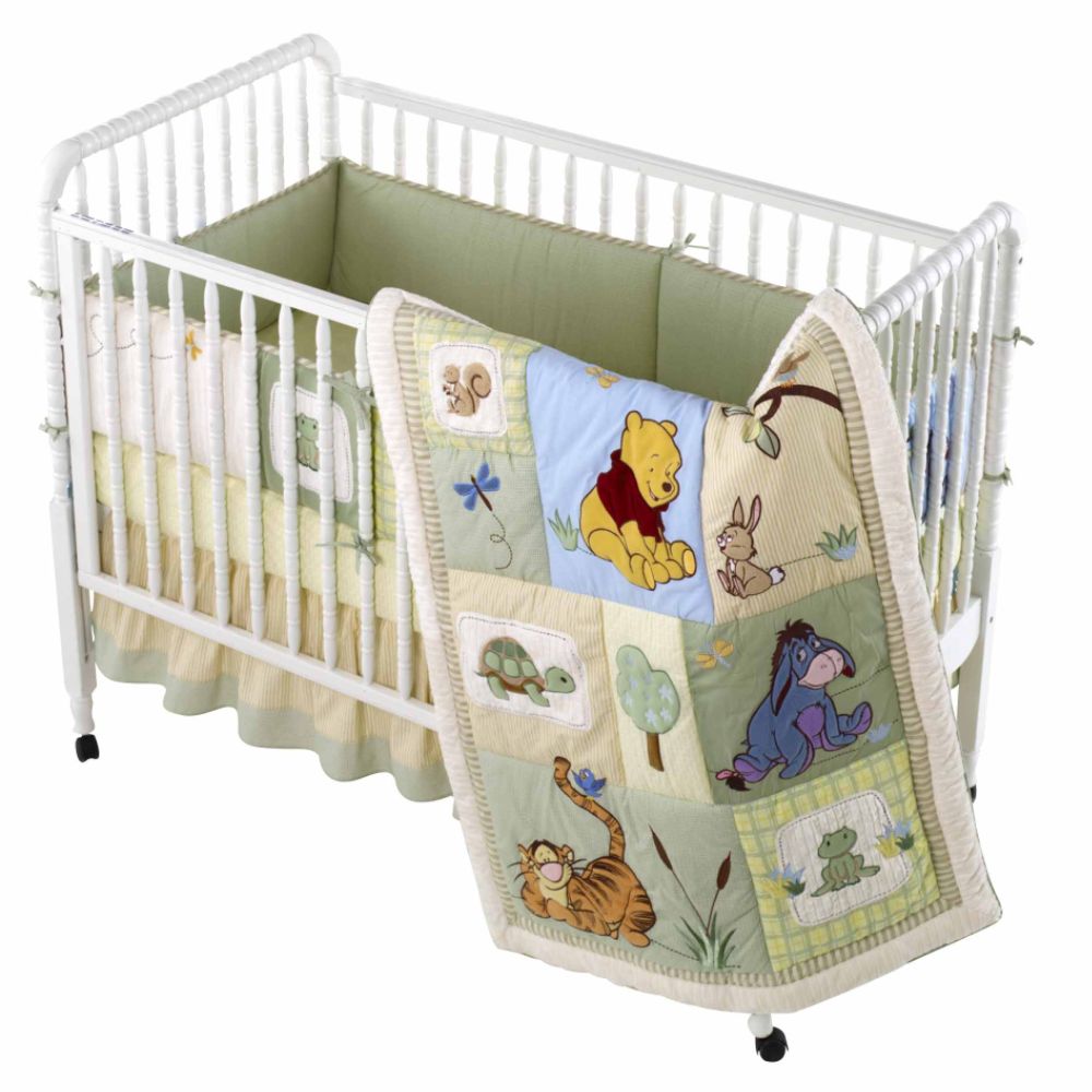 Winnie the Pooh Neutral 4 Piece Bedding Set