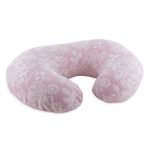 Boppy Pillow w Soothing Slipcover in Pink Posies by