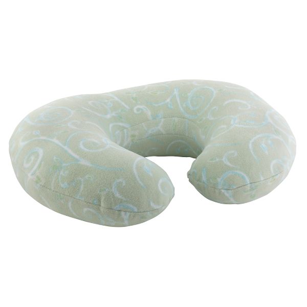 Boppy Pillow w/ Soothing Slipcover in Green Vine