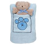 Carter's Rolled Blanket and Plush Bear in Pocket - Boy