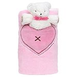 Carter's Rolled Blanket and Plush Bear in Pocket - Girl