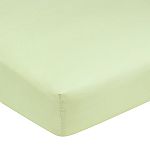 Click here to buy Carter's Easy-Fit Sateen Crib Sheet - Sage.