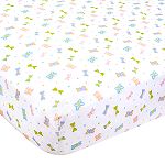 Carter's Easy-Fit Crib Sheet - Butterfly