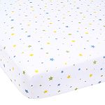 Click here to buy Carter's Easy-Fit Crib Sheet - Star.