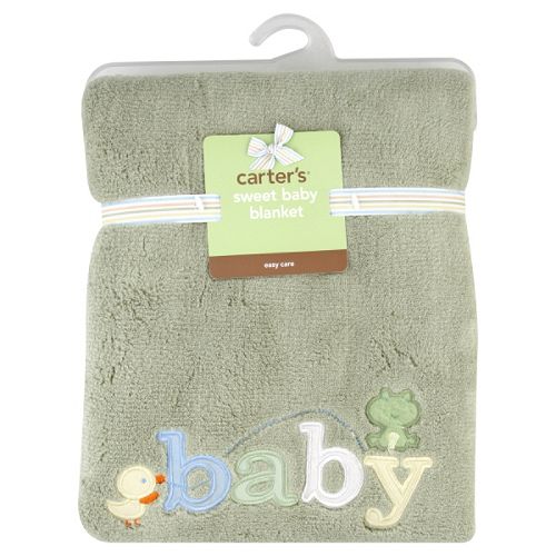 Carter's Blanket, Sweet Baby, Easy Care, Sage, 1... by 