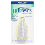 Dr. Brown's Replacement Silicone Nipples, Standard, Level 2 3 nipples