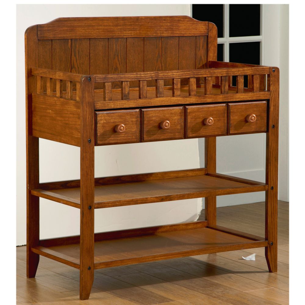 BassettBaby Timber Creek Changing Table, Heirloom Oak