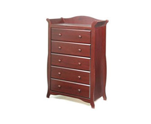 Storkcraft Aspen 5 Drawer Chest- Cherry