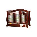 Storkcraft Aspen Stages Crib With Drawer- Cherry