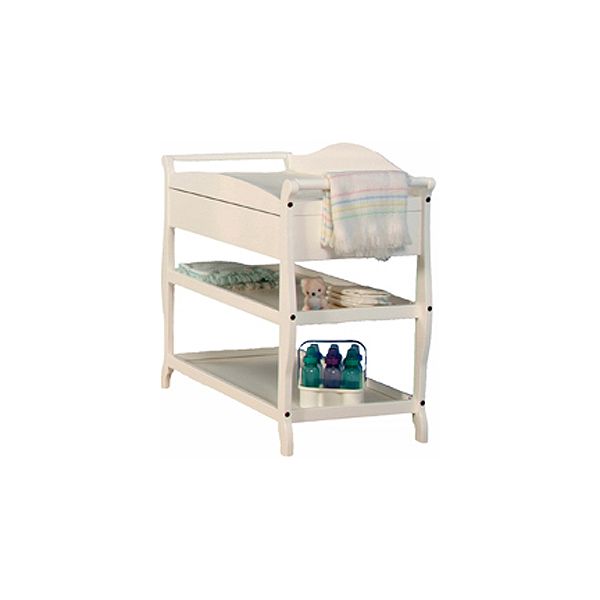 Storkcraft Aspen Changing Table with Drawer - White