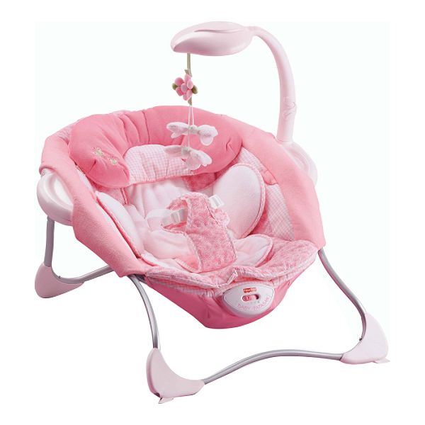 Fisher-Price Butterfly Pink Papasan Bouncer