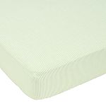 Click here to buy Sumersault Toy Chest Sheet - Green Stripe by Sumersault.
