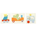 Click here to buy Sumersault Toy Chest Wallhanging- Set Of 3 by Sumersault.