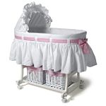 Burlington Hooded rocking bassinet by Burlington