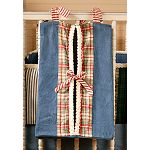 Click here to buy My Baby Sam, Inc. Denim Patchwork Diaper Stacker by My Baby Sam, Inc..
