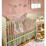 Click here to buy My Baby Sam, Inc. Rose Garden Toile 4-pc Crib... by My Baby Sam, Inc..
