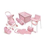 Badger Basket 5 Pc Doll Play Set with Playpen by Badger Basket