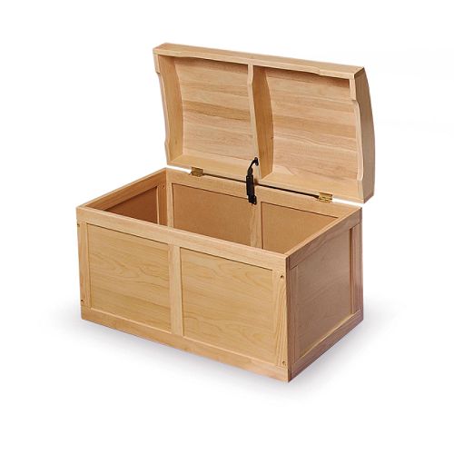 Badger Basket Natural Barrel Top Toy Chest