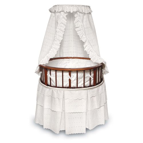 Badger Basket Cherry Elegance Round Bassinet -... by 