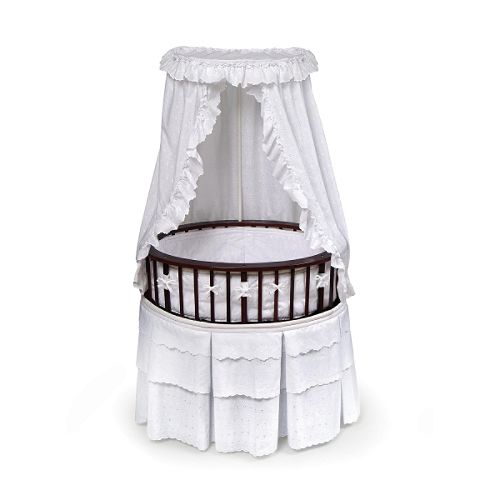 Badger Basket Cherry Elite Oval Bassinet - White... by 