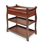 Badger Basket Cherry Sleigh Style Chg Table w... by Badger Basket