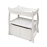 Click here to buy Badger Basket White Changing Table with Lower... by Badger Basket.