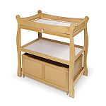 Click here to buy Badger Basket Natural Changing Table with Lower... by Badger Basket.