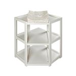 Badger Basket White Diaper Corner Changing Table by Badger Basket