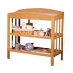 Delta Childrens Changing Table w/ Mattress Pad in Natural by Delta Children's Products