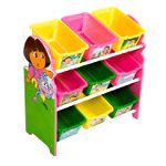 Click here to buy Nickelodeon Dora the Explorer 9 Bin Toy Organizer by Delta Enterprise Corp..