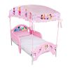 Disney Princess Toddler Bed with Canopy in Pretty Pink