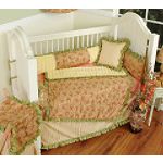 Ginger 4pc Crib set by Kelly Kouture Inc.