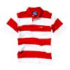 Boy's Short Sleeve Striped Polo Shirt