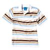 Boy's Short Sleeve Bright Stripe Polo Shirt