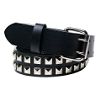 Boy's Black Double Grommet Belt