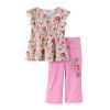 Girl's Two-Piece Shirt and Pants Set