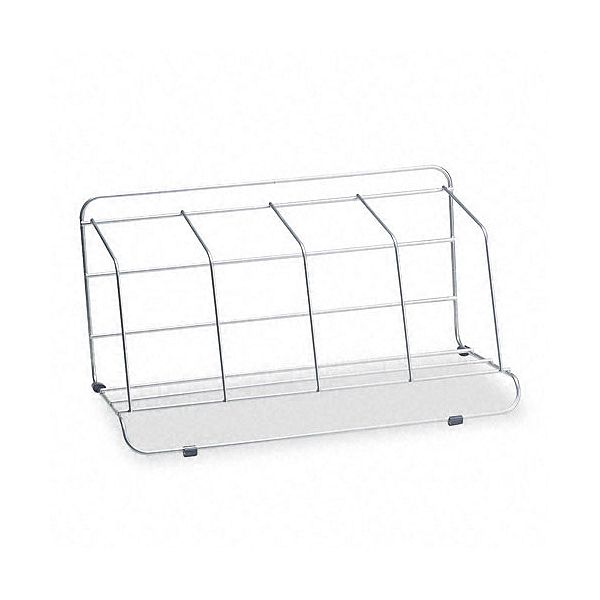 Fellowes Four-Section Wire Catalog Rack, 16-1/2 x 10 x 8