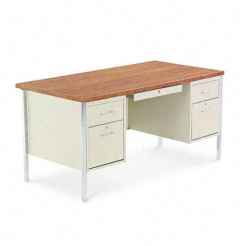 Alera Double Pedestal Steel Desk by 