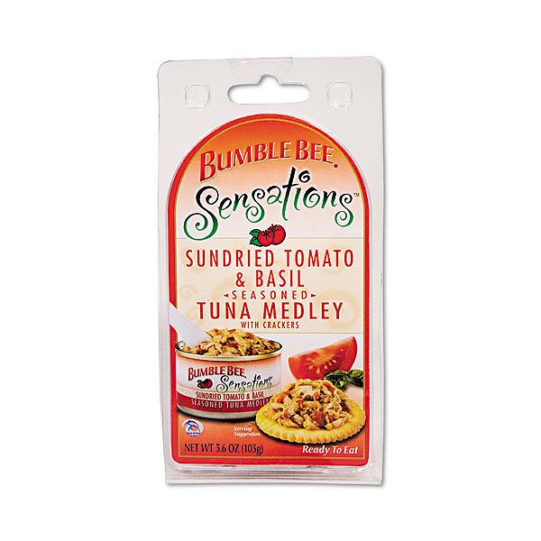 Bumble Bee Seasoned Tuna Medley, Tomato and Basil, 3.6 oz