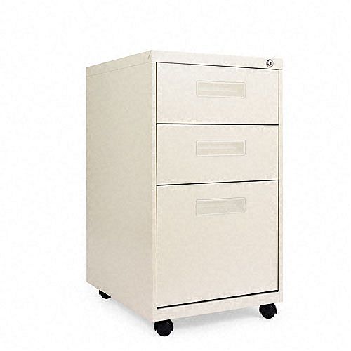 Alera Three-Drawer File, 15-7 8 x 28-1 4 x 19-3 4, Putty by 