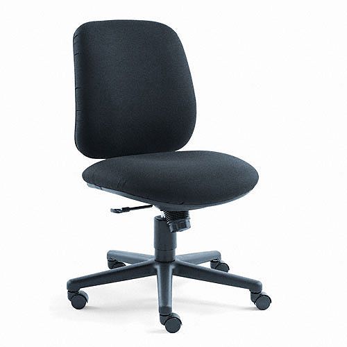 HON 7700 Swivel Chair, Mid-Range Knee-Tilt, Black