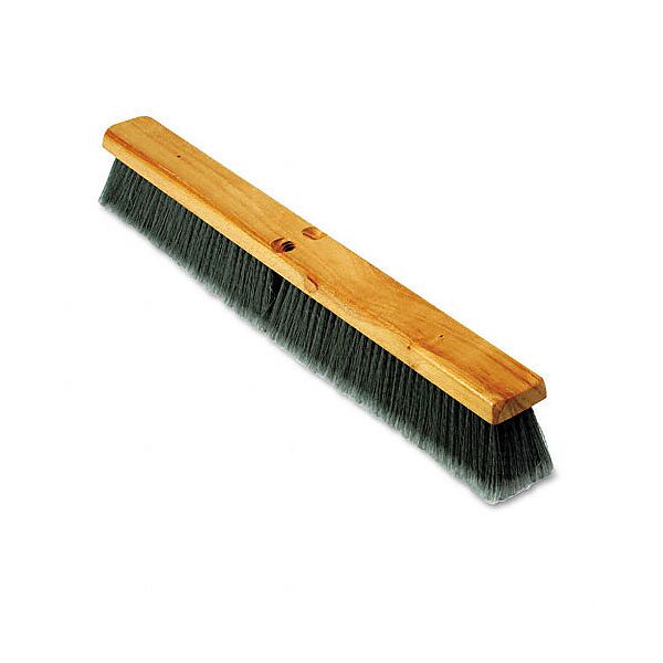 Proline Brush Floor Push Broom Brush Head, Hardwood, 24" Wide
