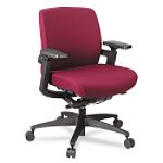 HON F3 Series Low-Back Work Chair, Wine Upholstery