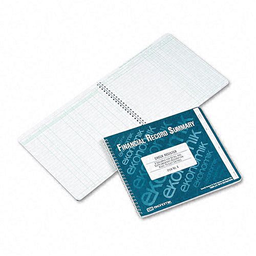 Ekonomik Wirebound Check Registers Accounting Systems
