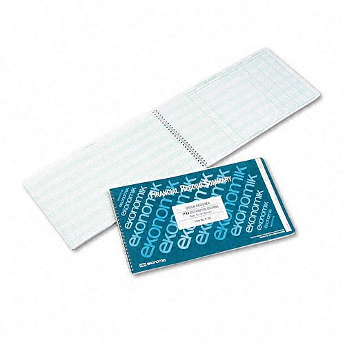 Ekonomik Wirebound Check Registers Accounting Systems