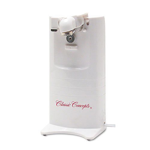 Classic Coffee Concepts 4-in-1 Electric Can Opener, White